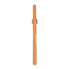 Wooden shoehorn on a white background