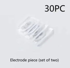 Set of two electrode pieces with '30PC' and 'Electrode piece (set of two)' text on a light gray background.