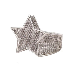 Men's Hip Hop Star Ring