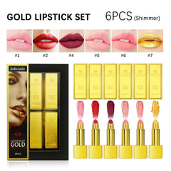 Gold Bar Lipstick Set