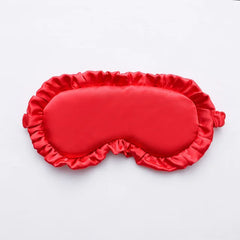 Silk Ruffle Sleep Eye Mask