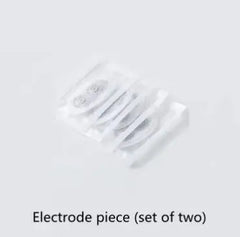 Electrode piece set on a light gray background with text indicating quantity.