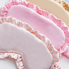 Silk Ruffle Sleep Eye Mask