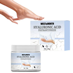 West&Month Hyaluronic Acid Foot & Antifreeze packaging and jar on a white background