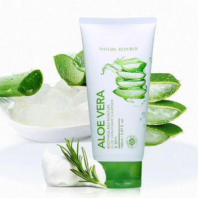 Aloe Vera Facial Foam Cleanser