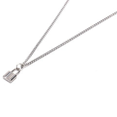 Silver Padlock Necklace