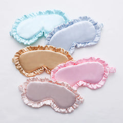 Silk Ruffle Sleep Eye Mask