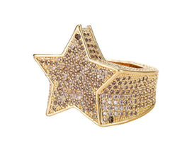 Men's Hip Hop Star Ring