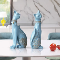 Resin Cat Statue